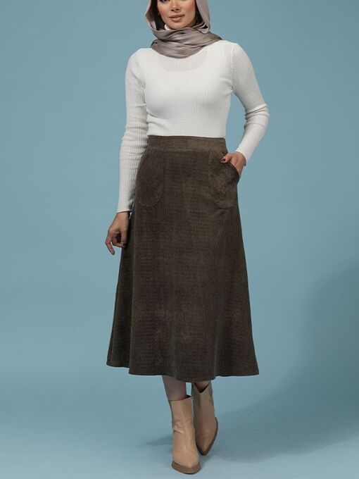 دامن بلند زنانه بُـرنُس