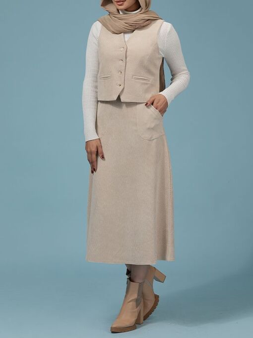 دامن بلند زنانه بُـرنُس