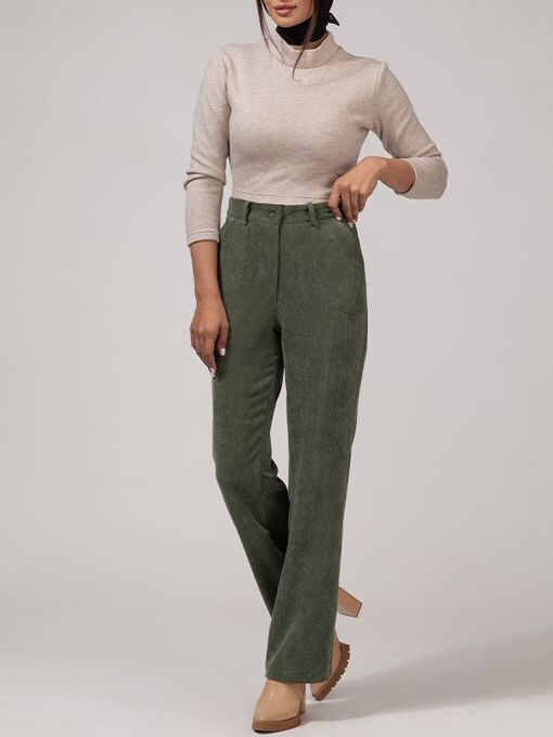 شلوار مخمل زنانه بُـرنُس