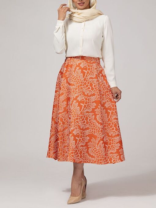 دامن بلند زنانه بُـرنُس