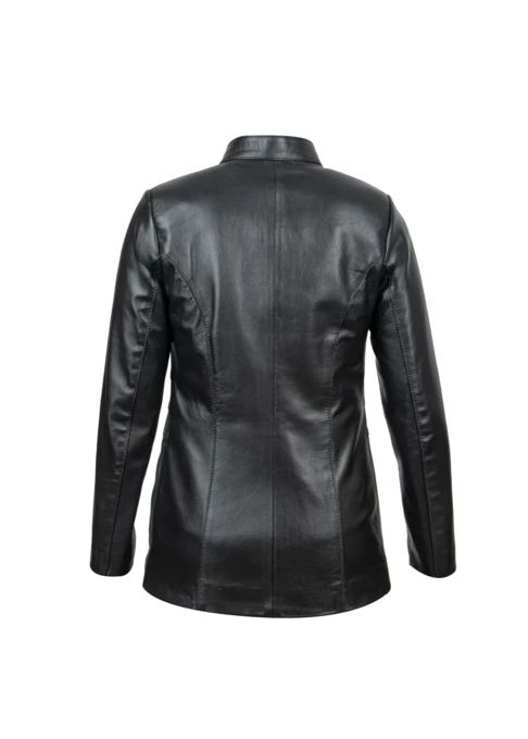 کاپشن چرم زنانه کروکو