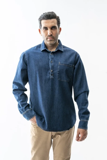 پیراهن آستین بلند مردانه آر اِن اِس