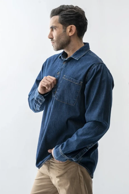 پیراهن آستین بلند مردانه آر اِن اِس