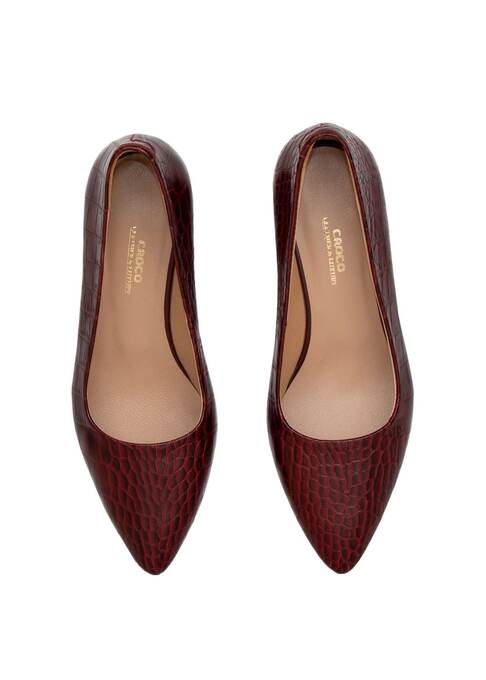 کفش پاشنه بلند زنانه کروکو