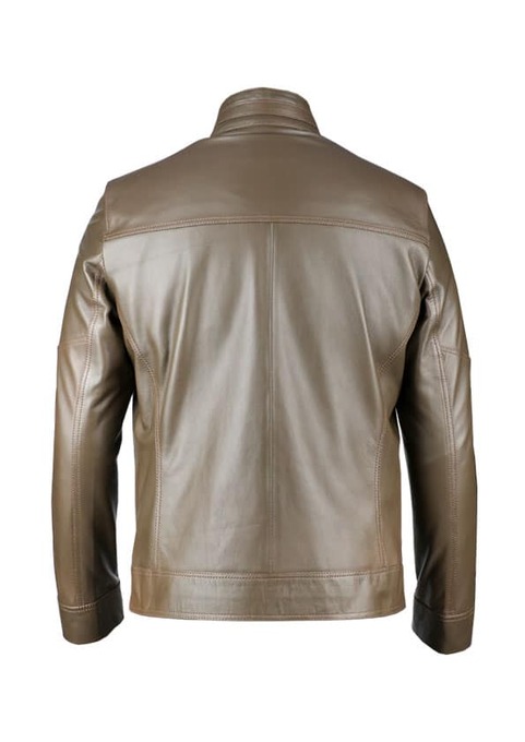 کاپشن چرم مردانه کروکو