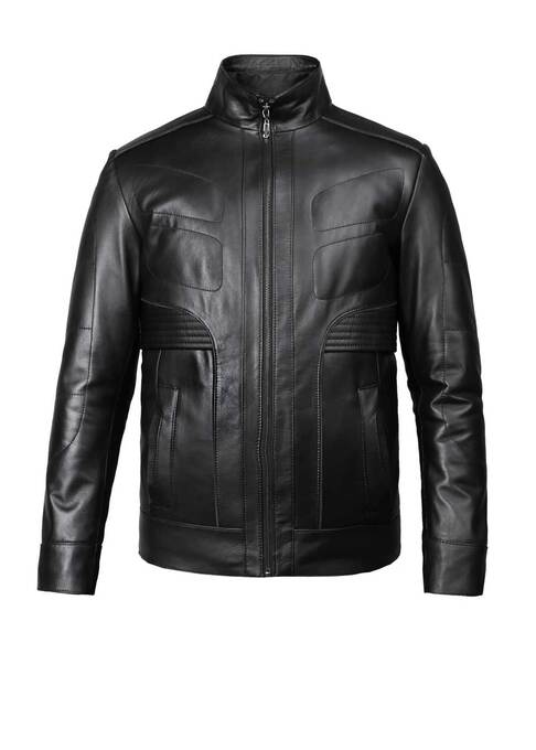 کاپشن چرم مردانه کروکو