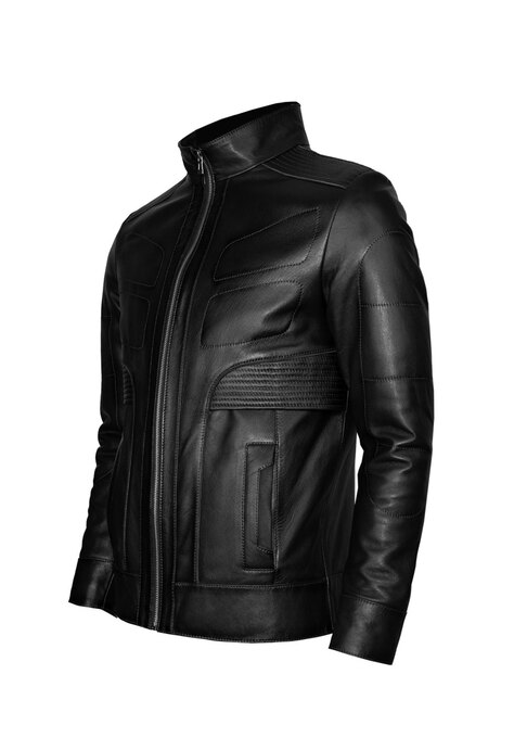 کاپشن چرم مردانه کروکو