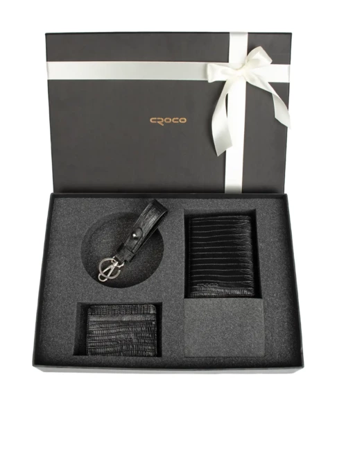 ست چرم مردانه کروکو