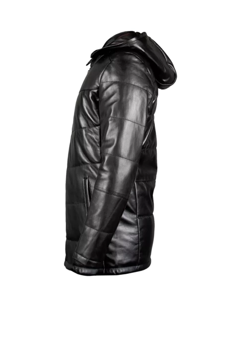 کاپشن چرم مردانه کروکو