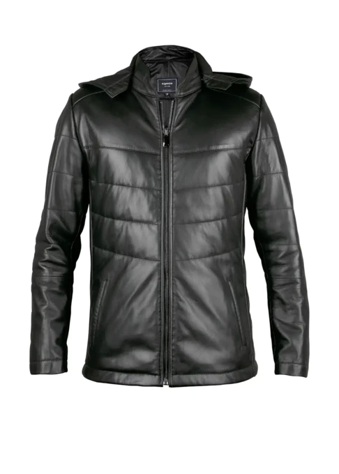 کاپشن چرم مردانه کروکو