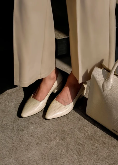 کفش پاشنه بلند زنانه کروکو