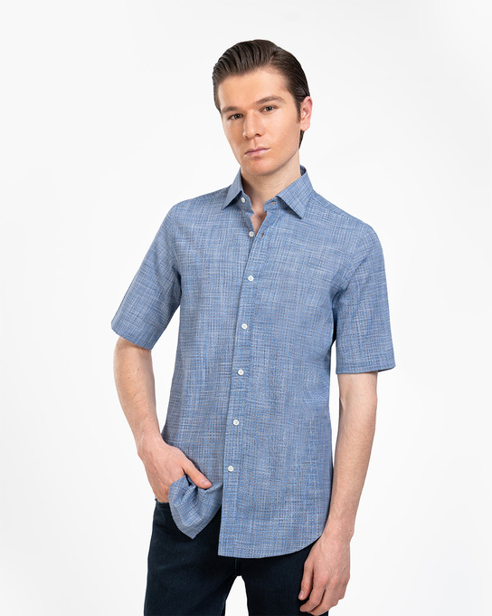 پیراهن آستین کوتاه مردانه ام کی کالکشن