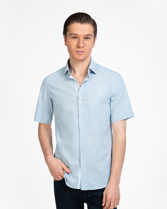 پیراهن آستین کوتاه مردانه ام کی کالکشن