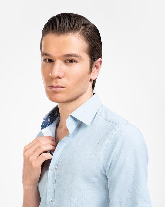 پیراهن آستین کوتاه مردانه ام کی کالکشن