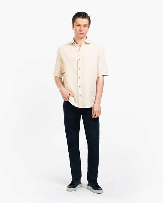 پیراهن آستین کوتاه مردانه ام کی کالکشن