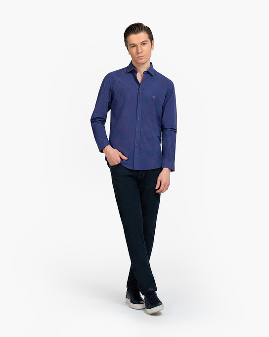 پیراهن آستین بلند مردانه ام کی کالکشن