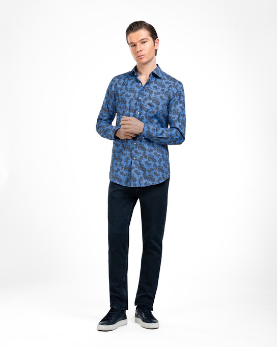 پیراهن آستین بلند مردانه ام کی کالکشن