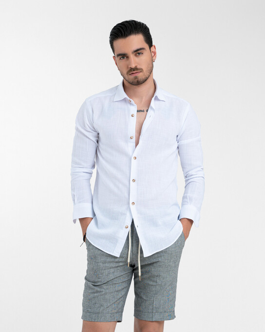 پیراهن آستین بلند مردانه ام کی کالکشن