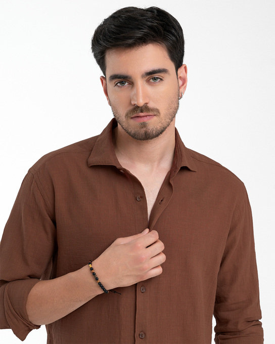 پیراهن آستین بلند مردانه ام کی کالکشن