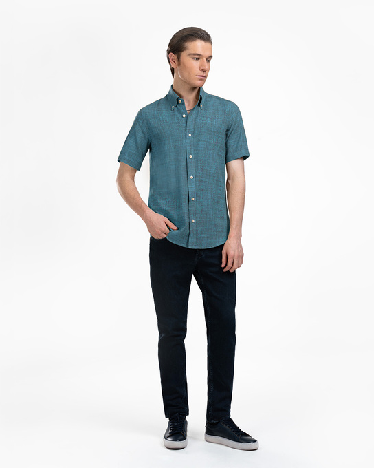 پیراهن آستین کوتاه مردانه ام کی کالکشن