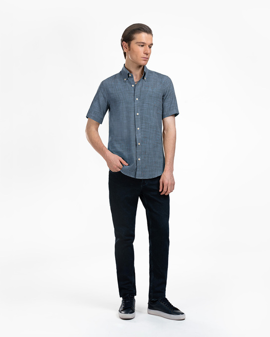 پیراهن آستین کوتاه مردانه ام کی کالکشن