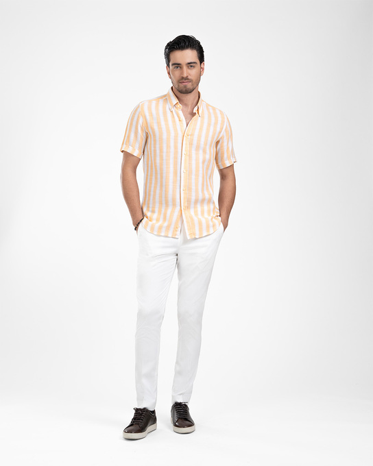 پیراهن آستین کوتاه مردانه ام کی کالکشن