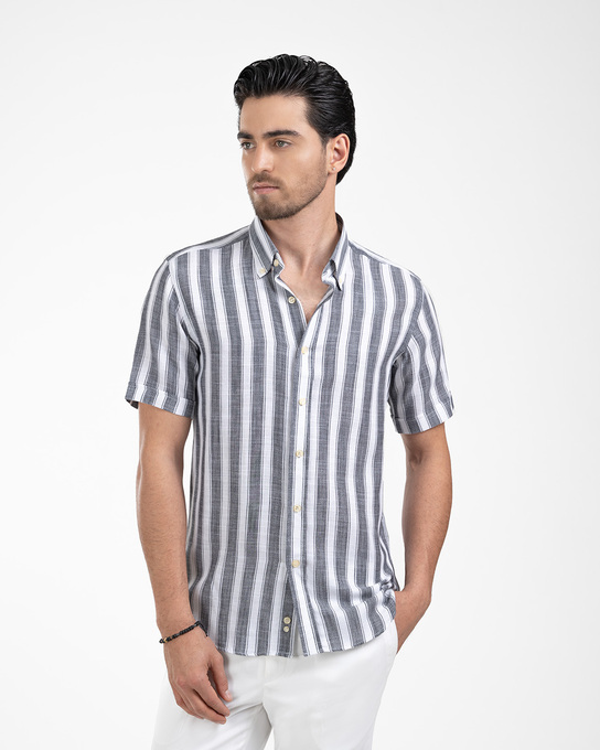 پیراهن آستین کوتاه مردانه ام کی کالکشن