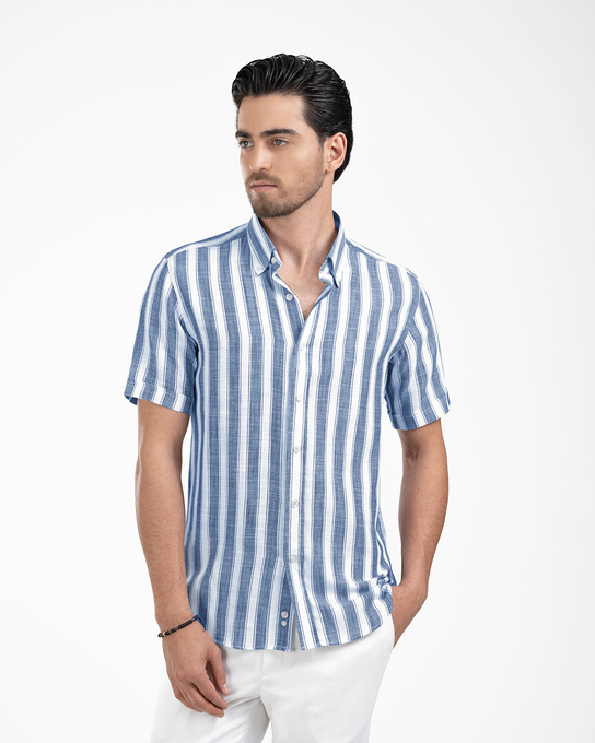 پیراهن آستین کوتاه مردانه ام کی کالکشن