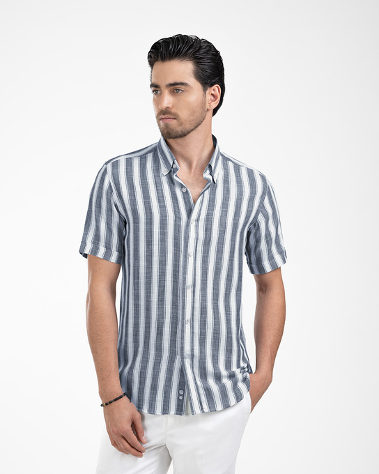 پیراهن آستین کوتاه مردانه ام کی کالکشن