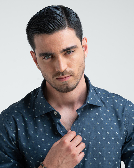 پیراهن آستین بلند مردانه ام کی کالکشن