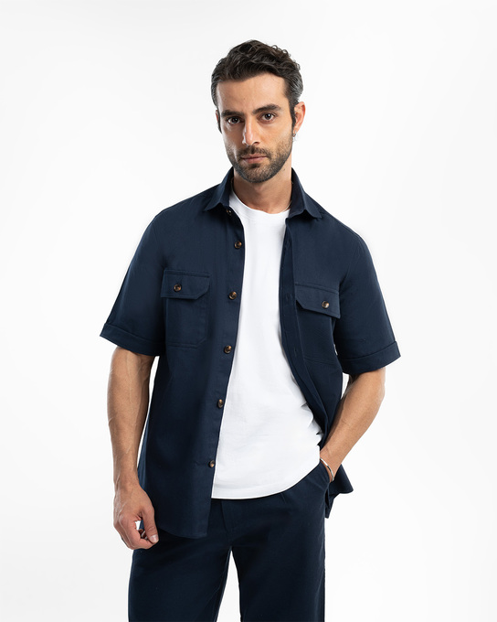 پیراهن آستین کوتاه مردانه ام کی کالکشن