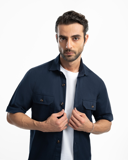 پیراهن آستین کوتاه مردانه ام کی کالکشن