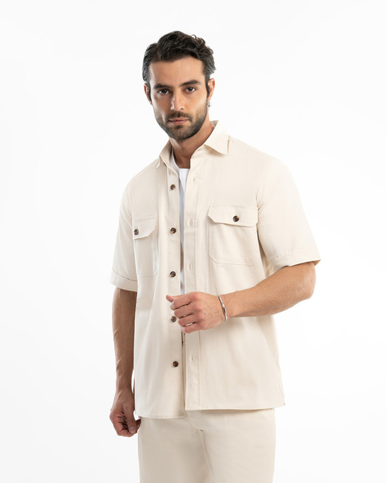 پیراهن آستین کوتاه مردانه ام کی کالکشن