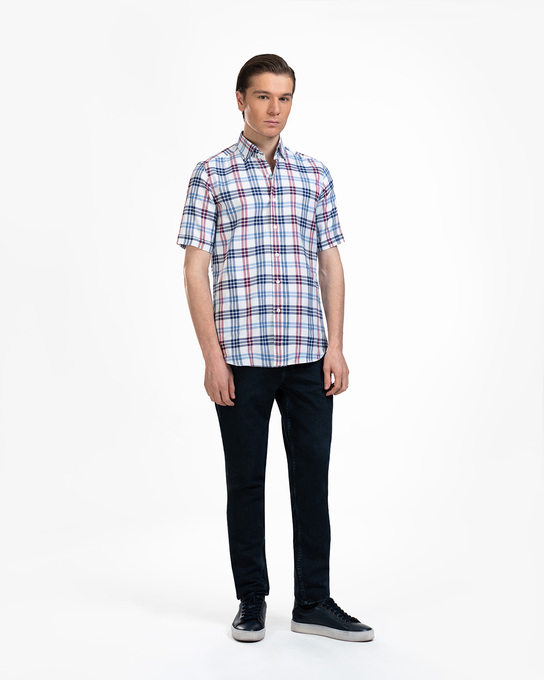 پیراهن آستین کوتاه مردانه ام کی کالکشن