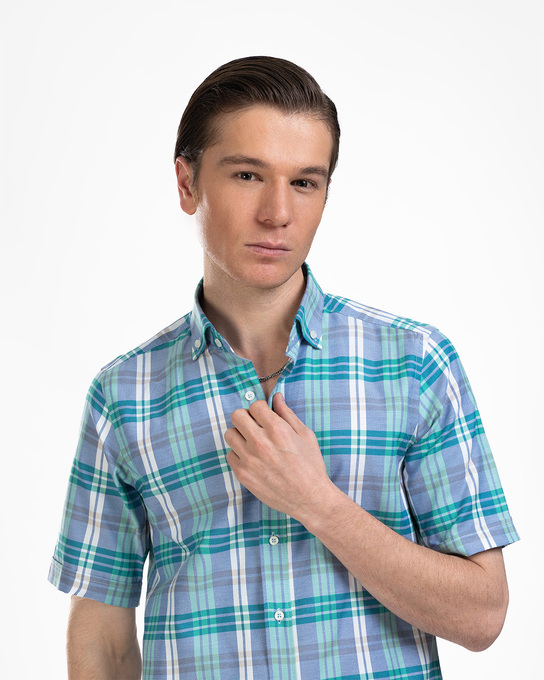 پیراهن آستین کوتاه مردانه ام کی کالکشن