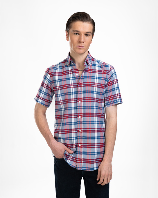 پیراهن آستین کوتاه مردانه ام کی کالکشن