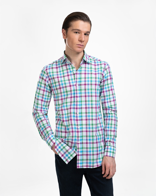 پیراهن آستین بلند مردانه ام کی کالکشن