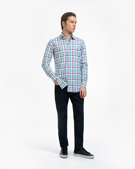 پیراهن آستین بلند مردانه ام کی کالکشن