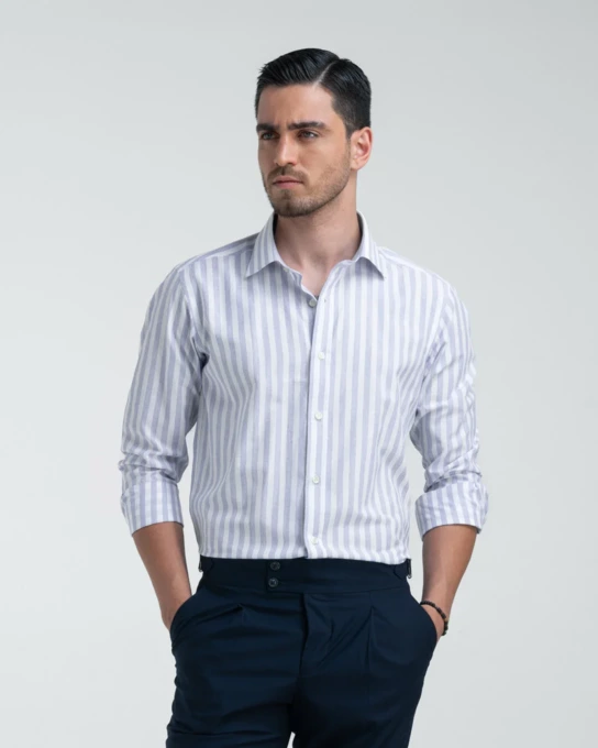 پیراهن آستین بلند مردانه ام کی کالکشن