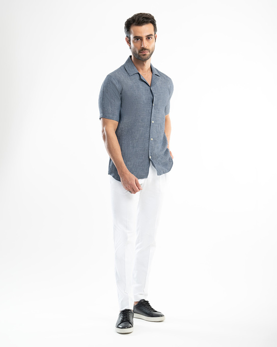 پیراهن آستین کوتاه مردانه ام کی کالکشن