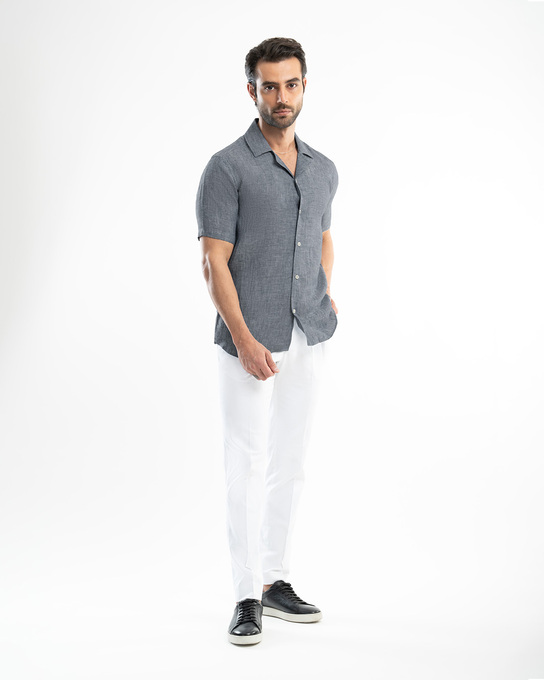 پیراهن آستین کوتاه مردانه ام کی کالکشن