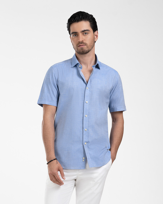 پیراهن آستین کوتاه مردانه ام کی کالکشن