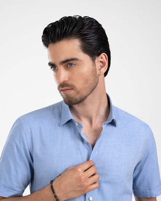 پیراهن آستین کوتاه مردانه ام کی کالکشن