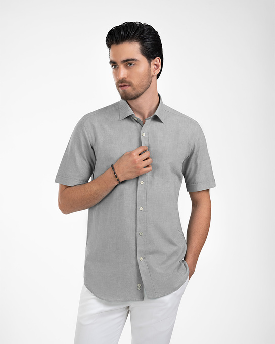پیراهن آستین کوتاه مردانه ام کی کالکشن