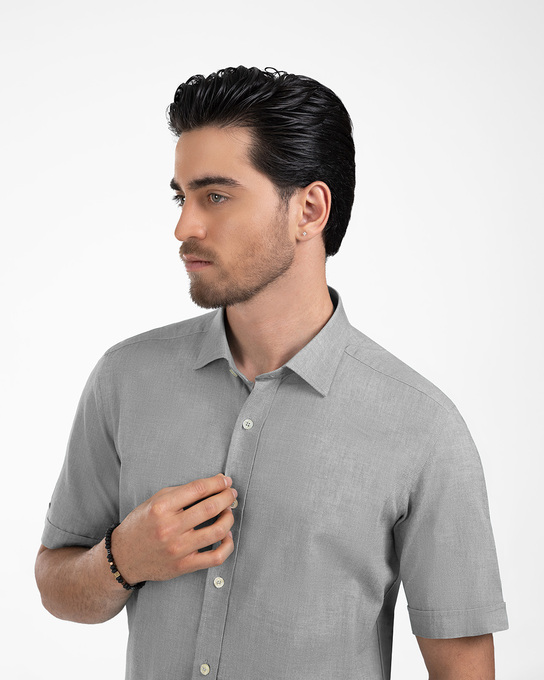 پیراهن آستین کوتاه مردانه ام کی کالکشن