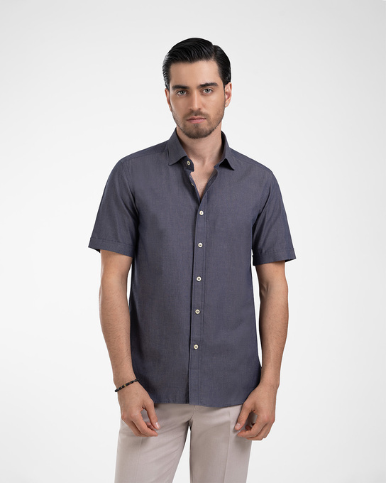 پیراهن آستین کوتاه مردانه ام کی کالکشن