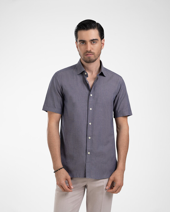 پیراهن آستین کوتاه مردانه ام کی کالکشن