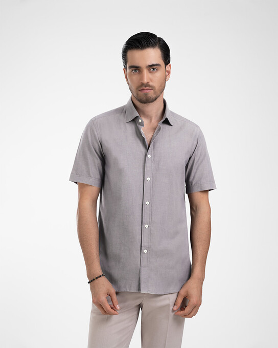 پیراهن آستین کوتاه مردانه ام کی کالکشن