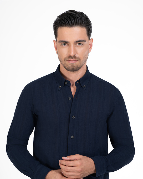 پیراهن آستین بلند مردانه ام کی کالکشن