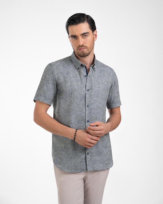 پیراهن آستین کوتاه مردانه ام کی کالکشن